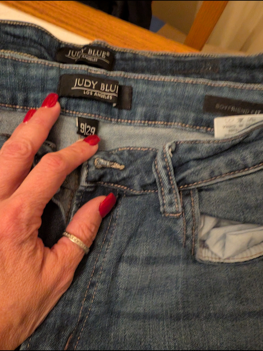 Judy Blue Medium Blue Boyfriend Jeans